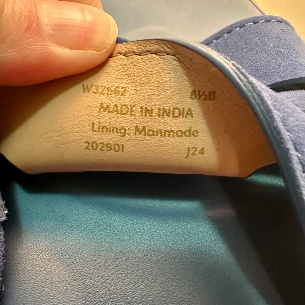 Cole Haan Blue Slide Sandals - Picture 5 of 5